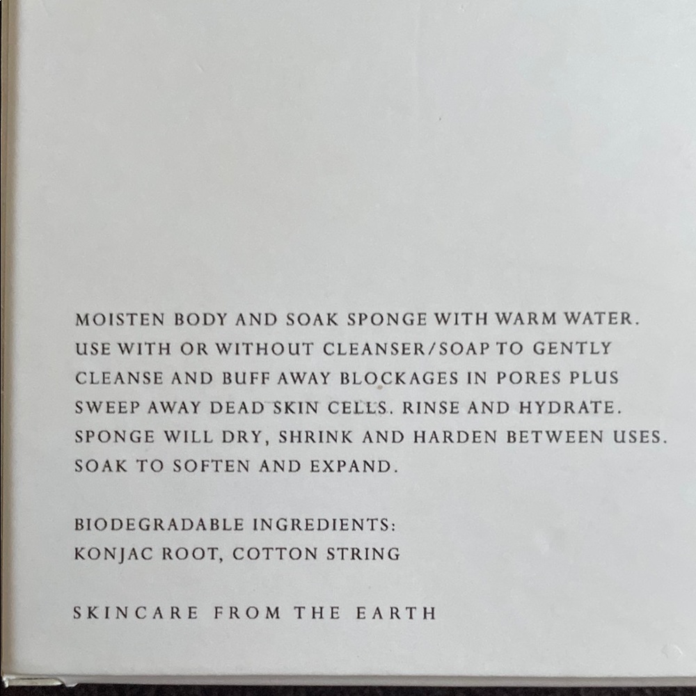 NWOT Nash Jones Konjac Root Body Sponge - Picture 4 of 4